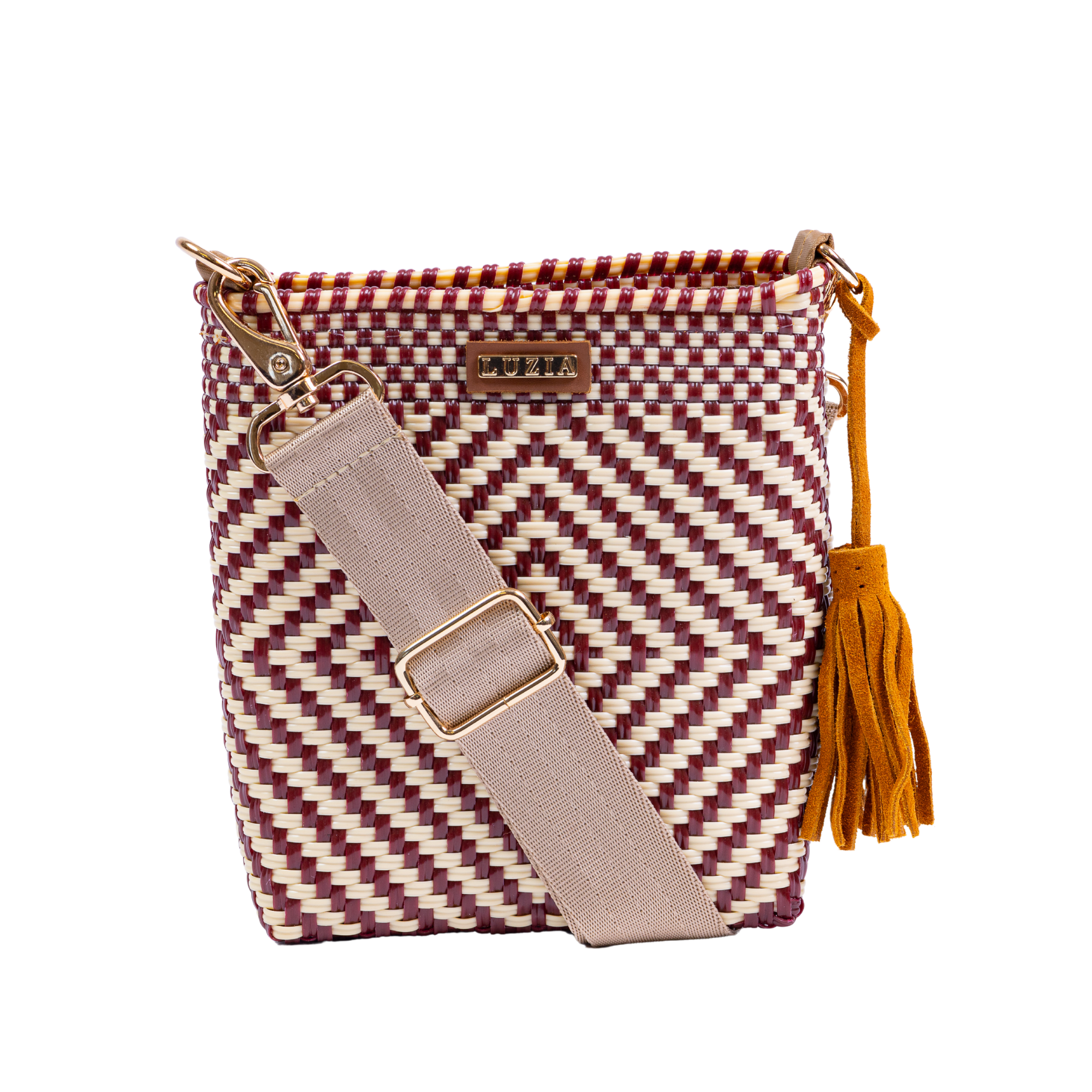 Traveler Diamond Burgundy Beige