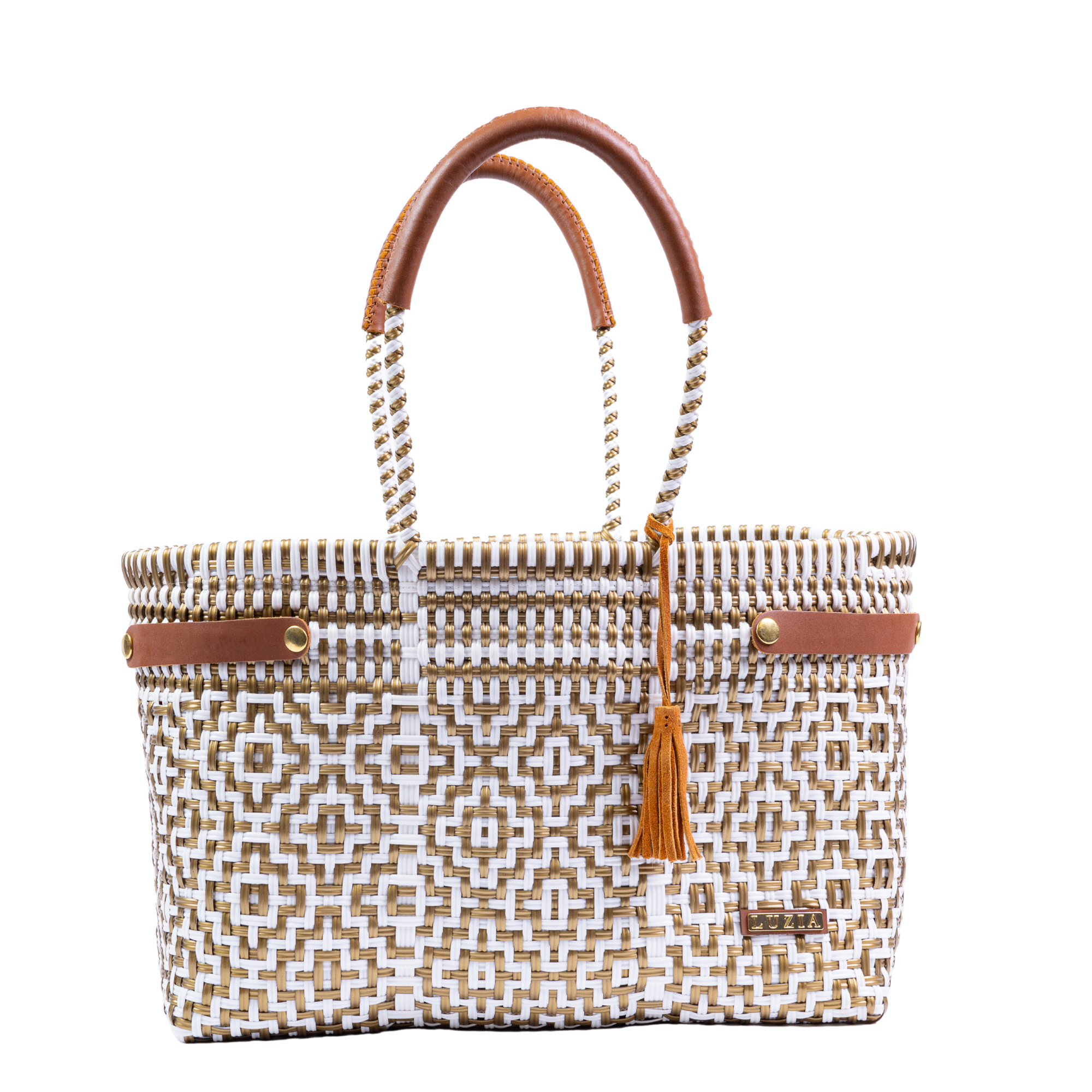 Open Basket Jumbo Cross Diamond White Gold