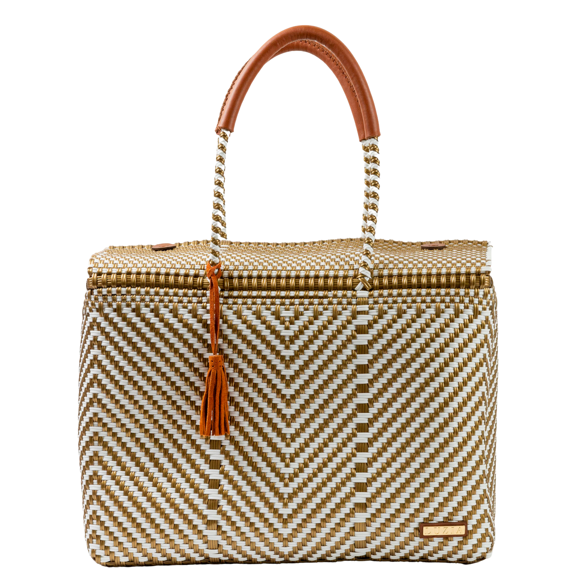 Closed Basket Jumbo Arrow White Gold
