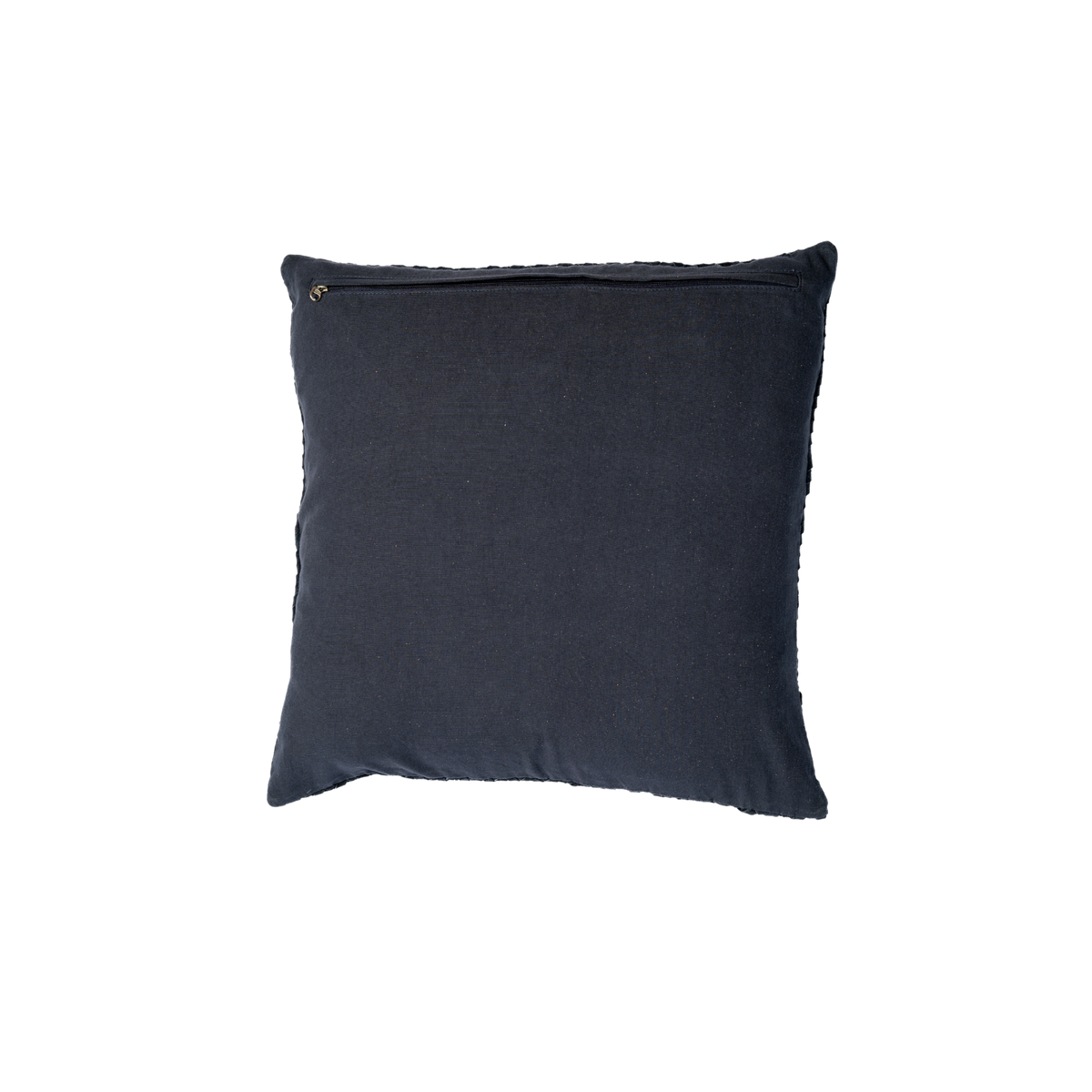 Chevron Suede Pillow – Navy