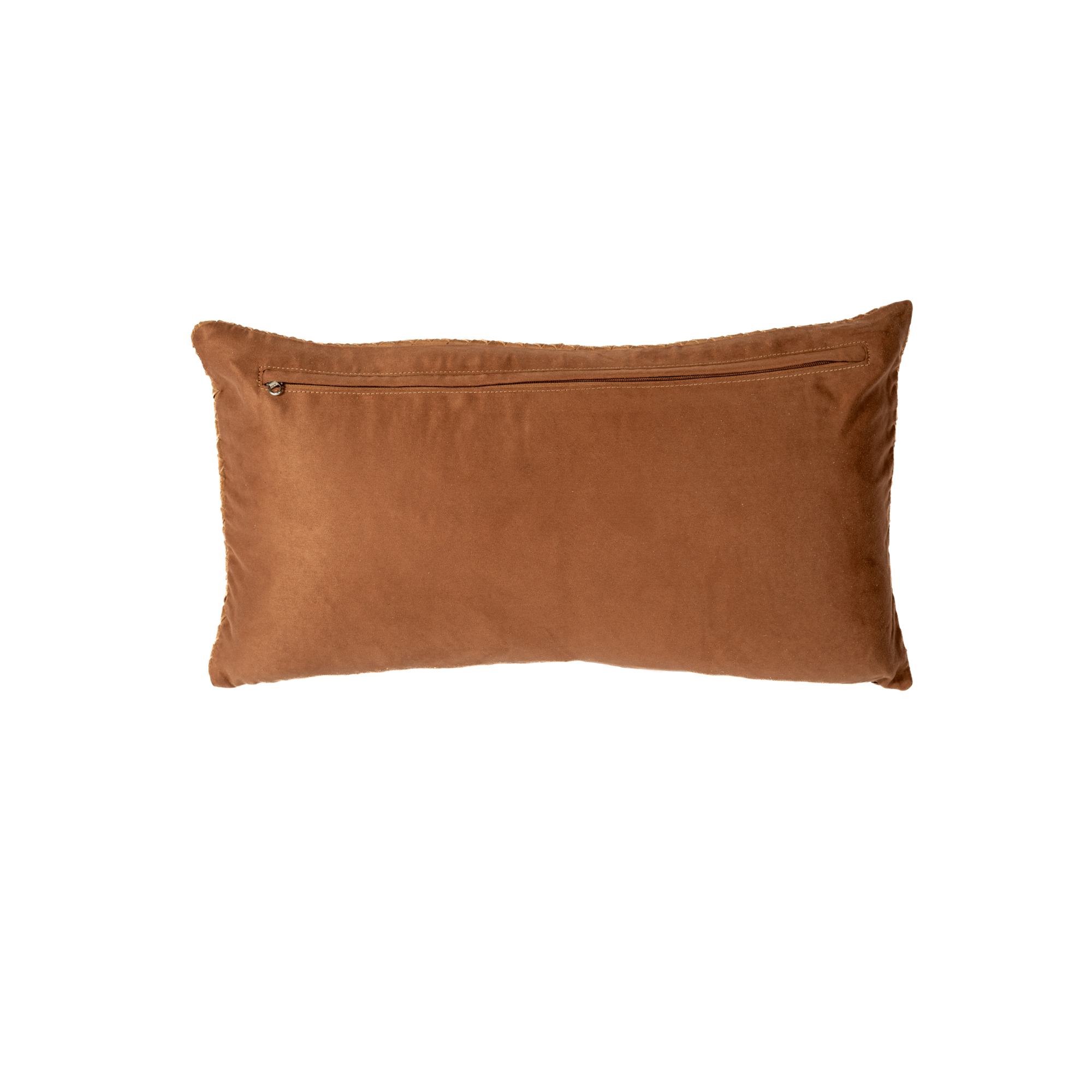Pillow Lumbar Waffle Cognac