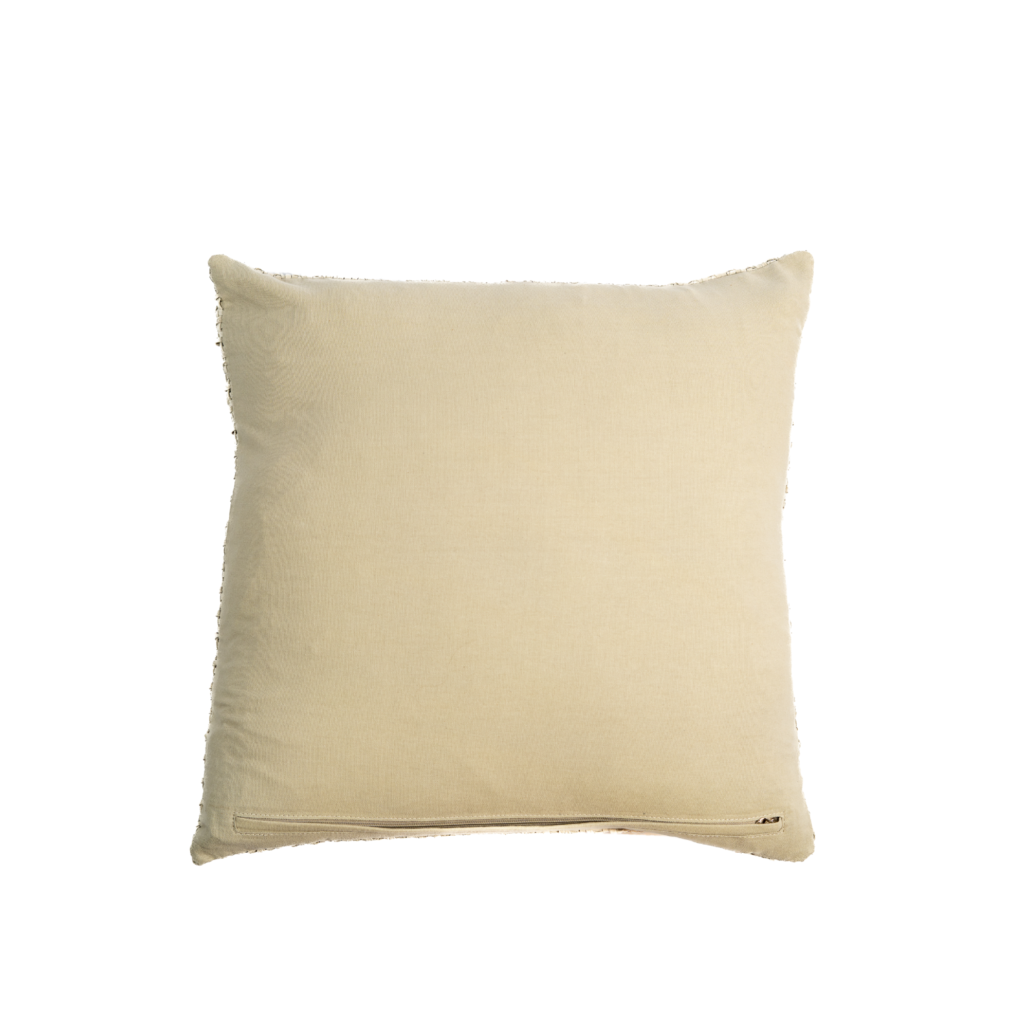 Pillow Rattan Suede Bone