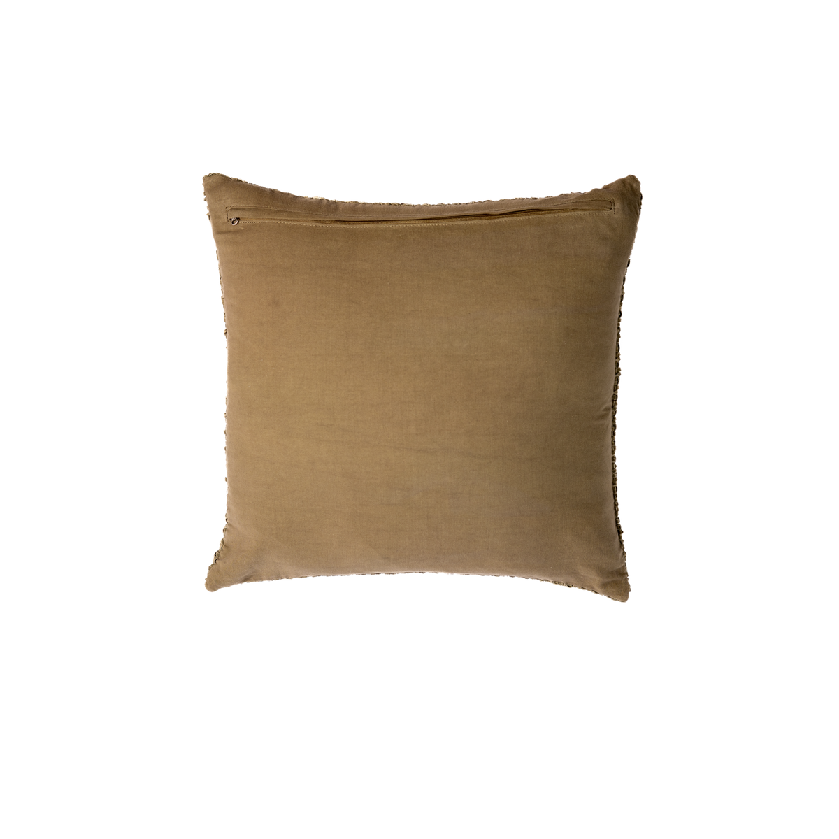 Rattan Suede Pillow – Olive