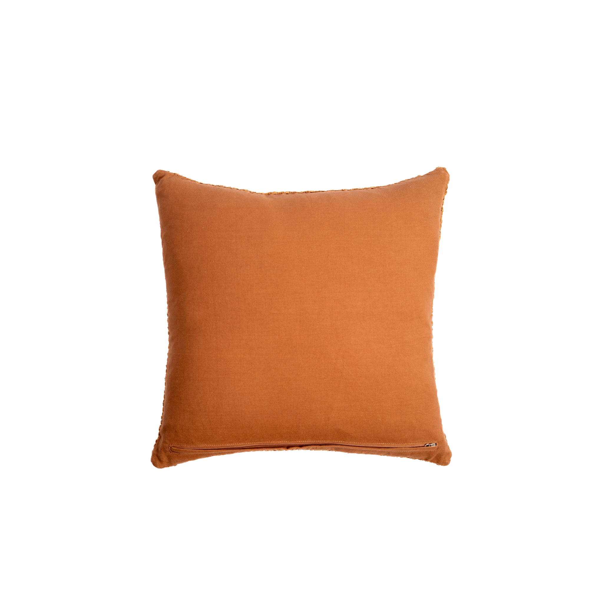 Pillow Rattan Suede Cognac