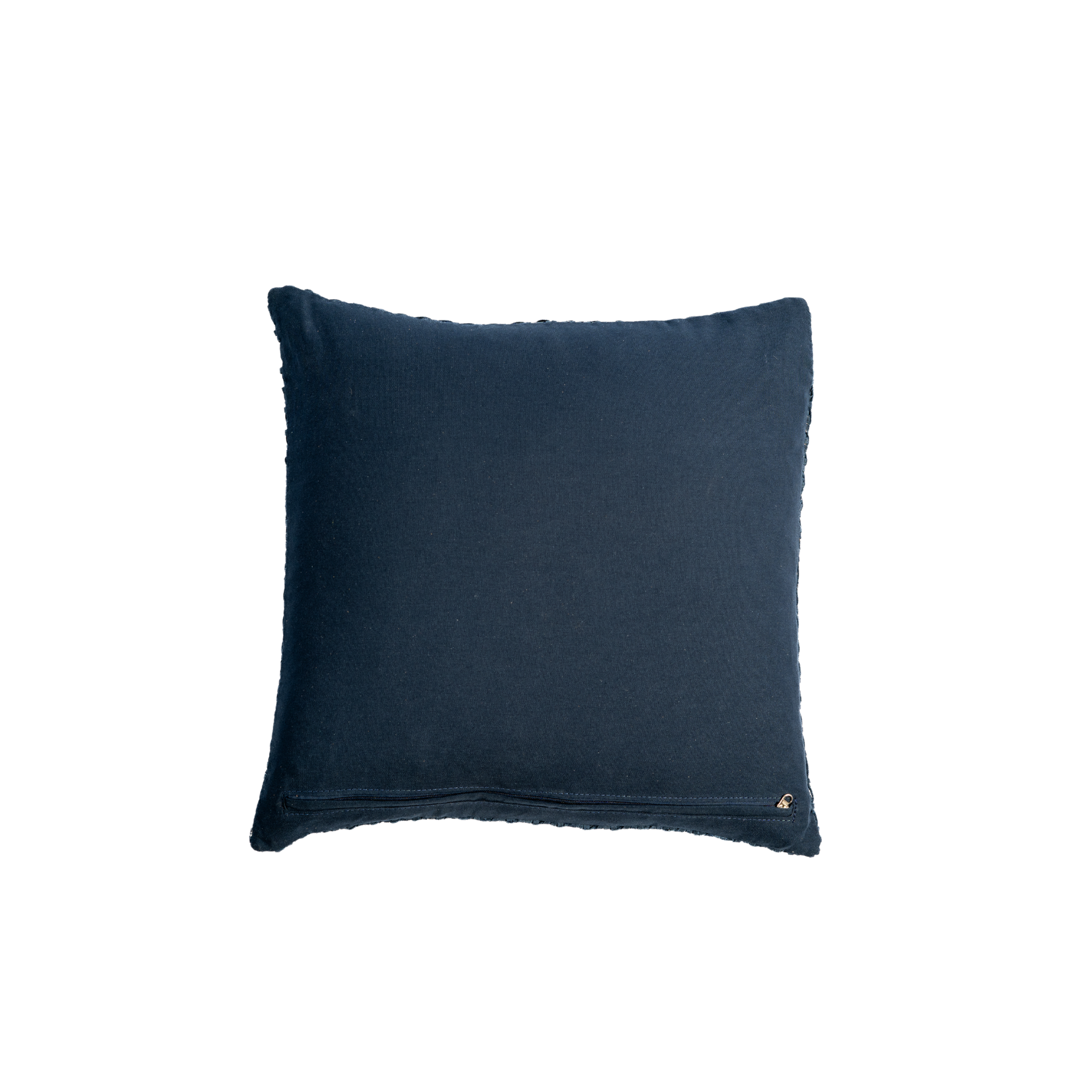 Pillow Rattan Suede Navy