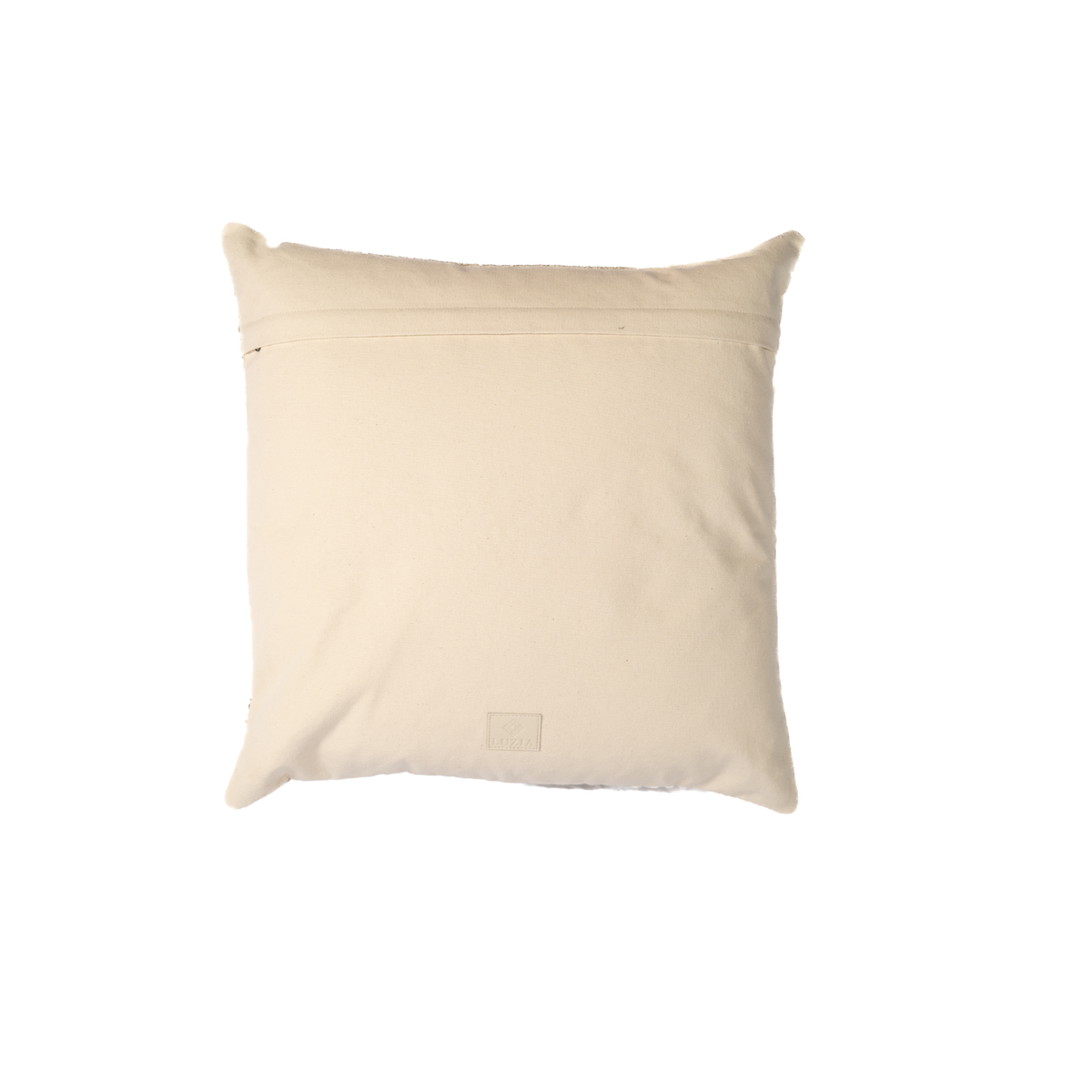 Rattan Leather Pillow 24” – Bone