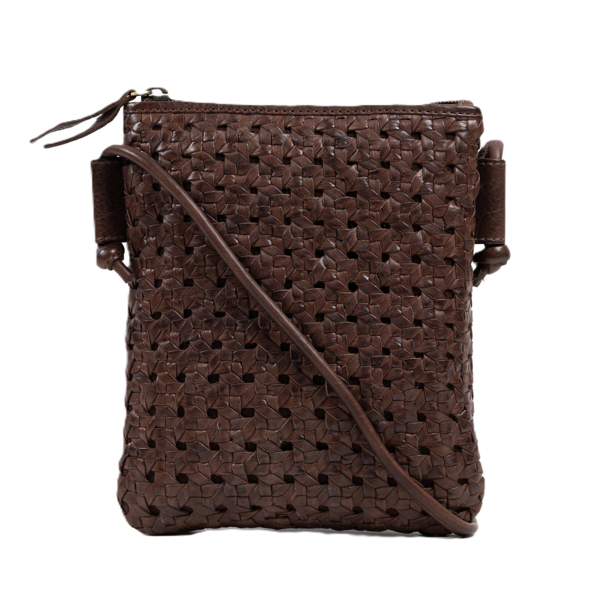 Traveler Rattan Brown Leather