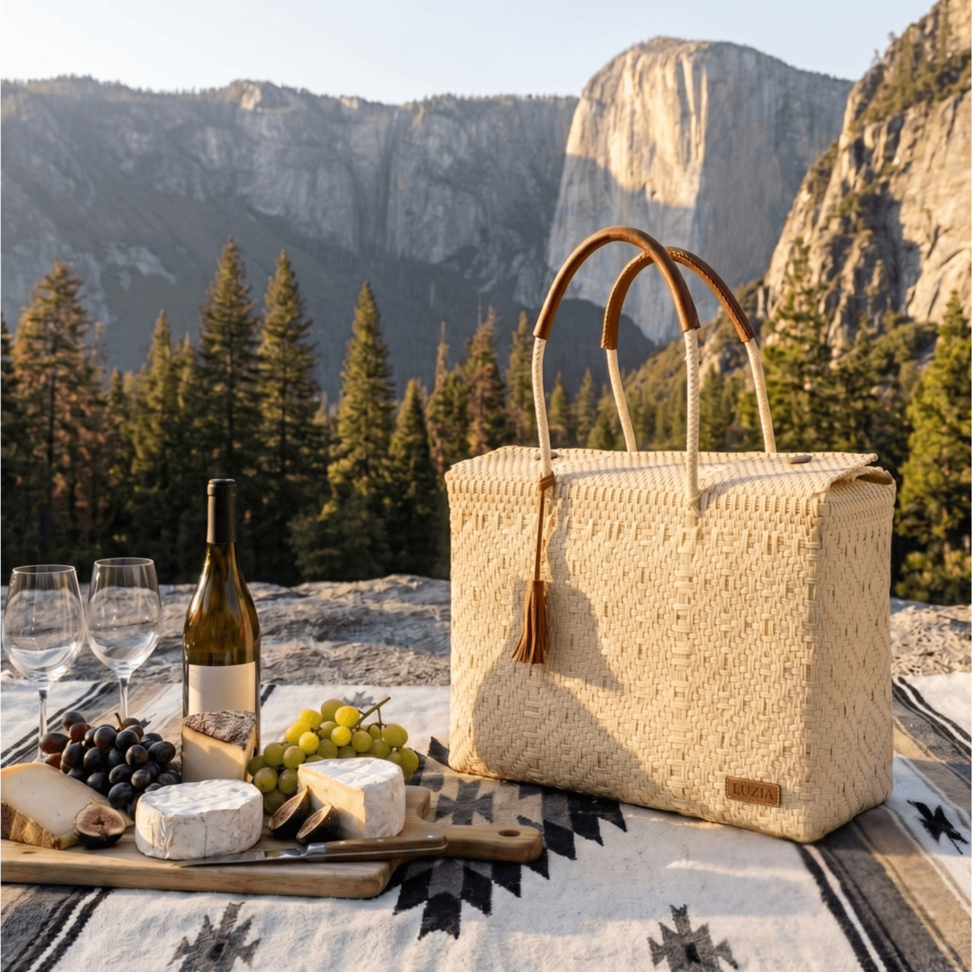 Closed Basket Jumbo Braided Solid Beige