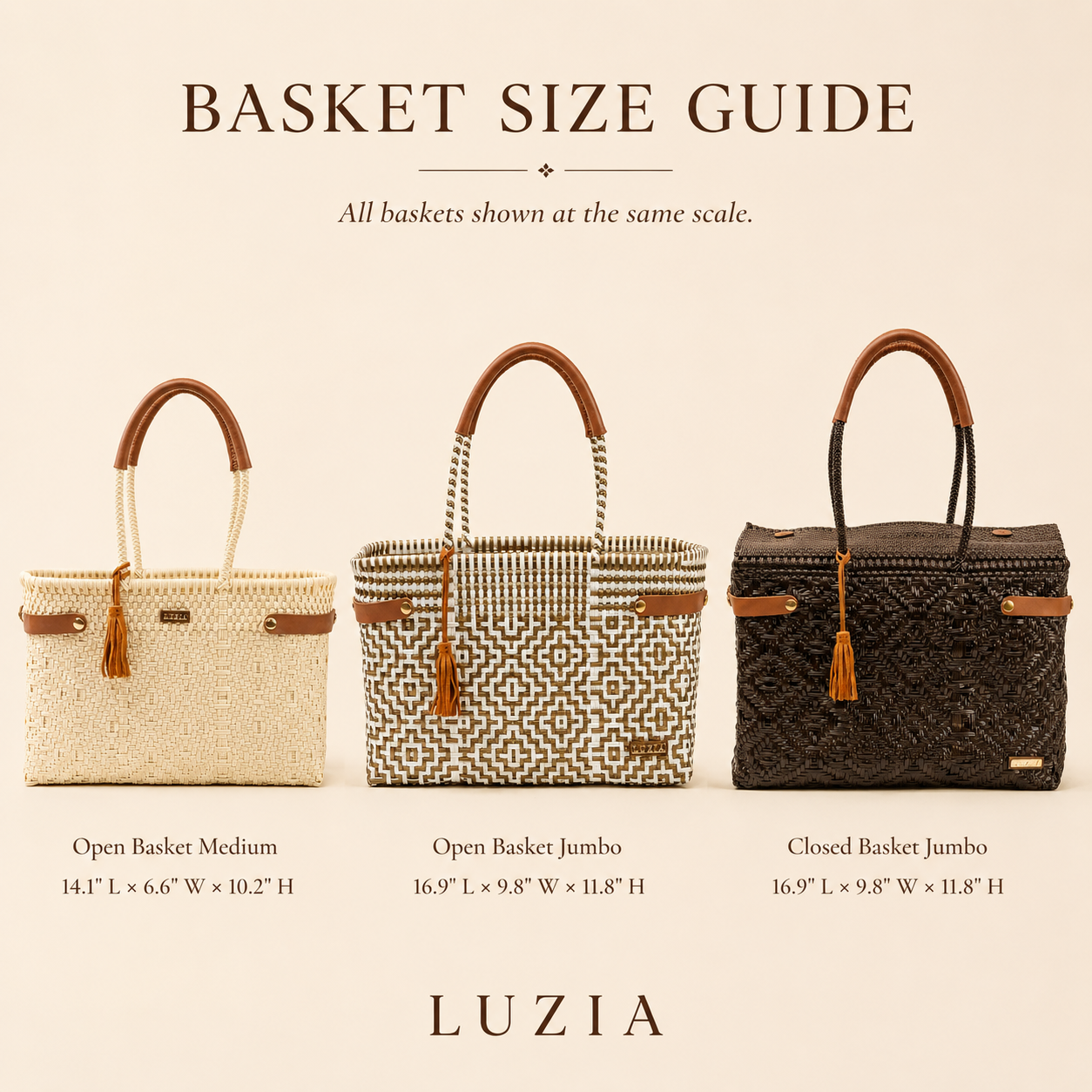 Open Basket Jumbo Cross Diamond Navy Blue Beige