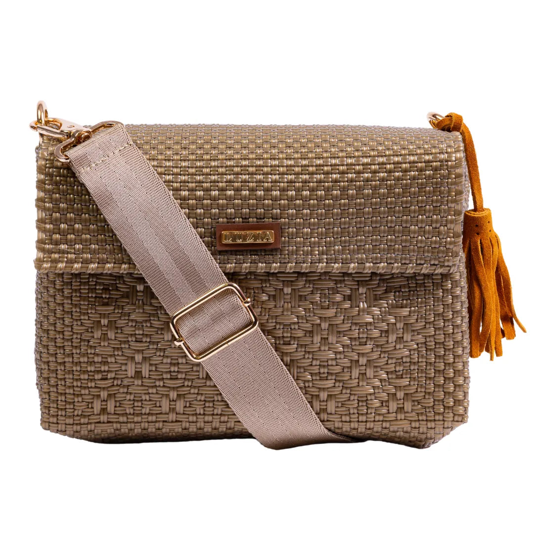 Crossbody Solid Multi-Diamond Gold