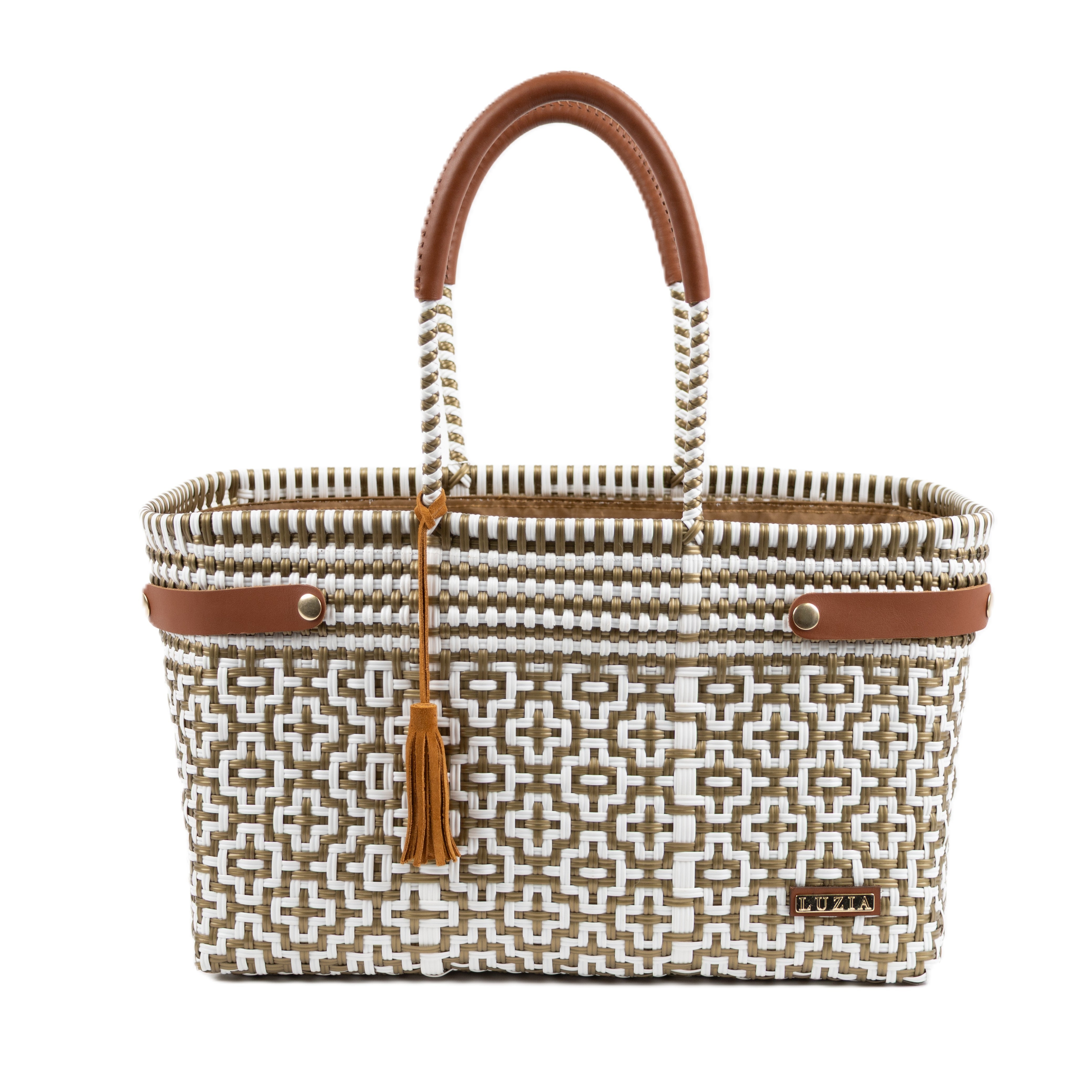 Open Basket Jumbo | Luxury Woven Basket Bags | LUZIA