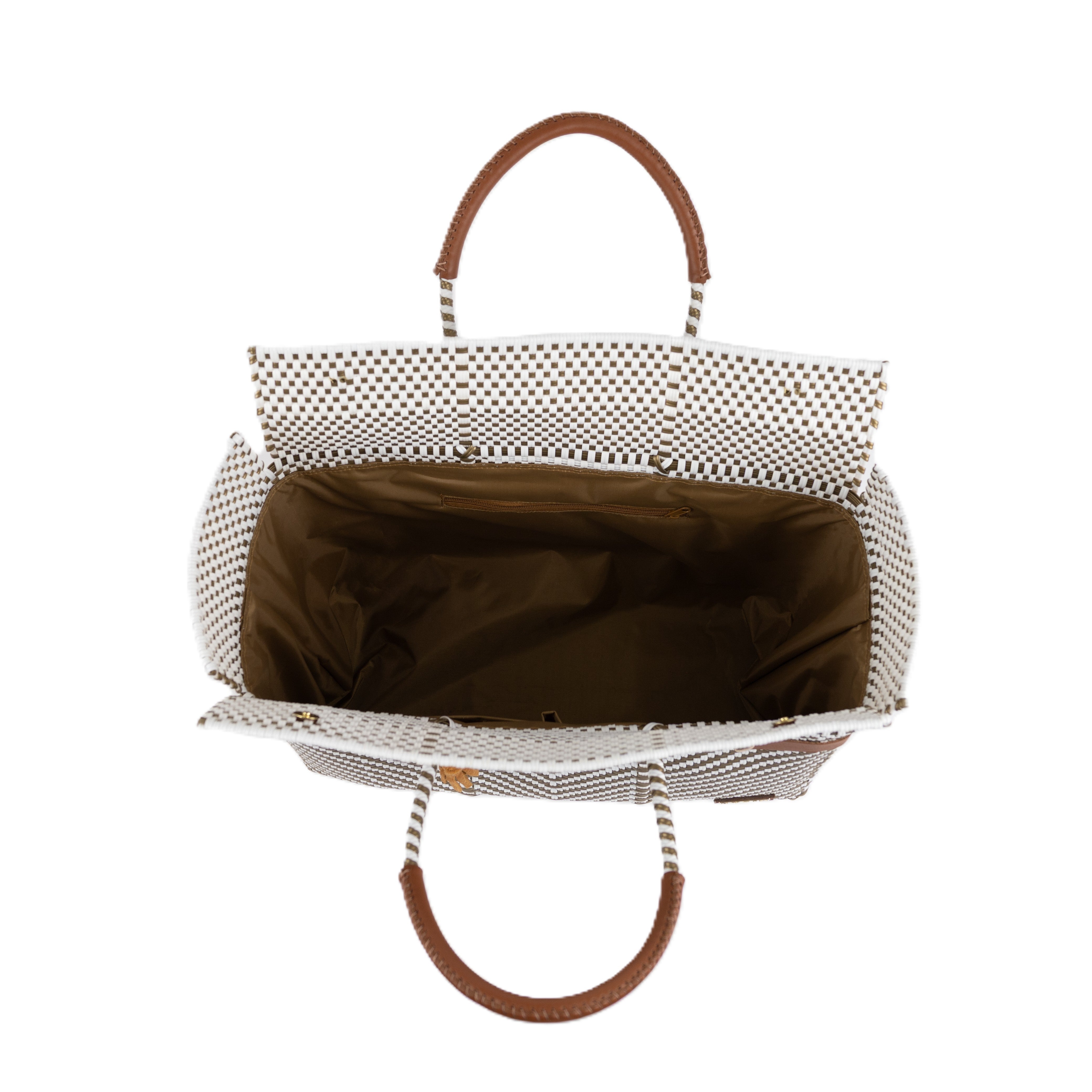 Closed Basket Jumbo Arrow White Gold