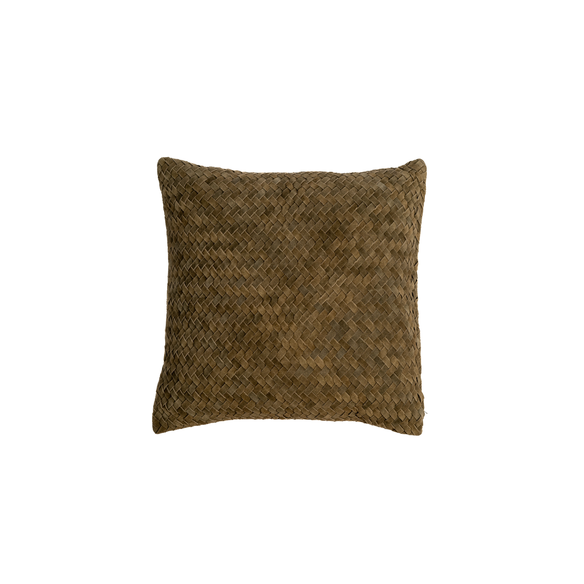 Pillow Chevron Suede Forest