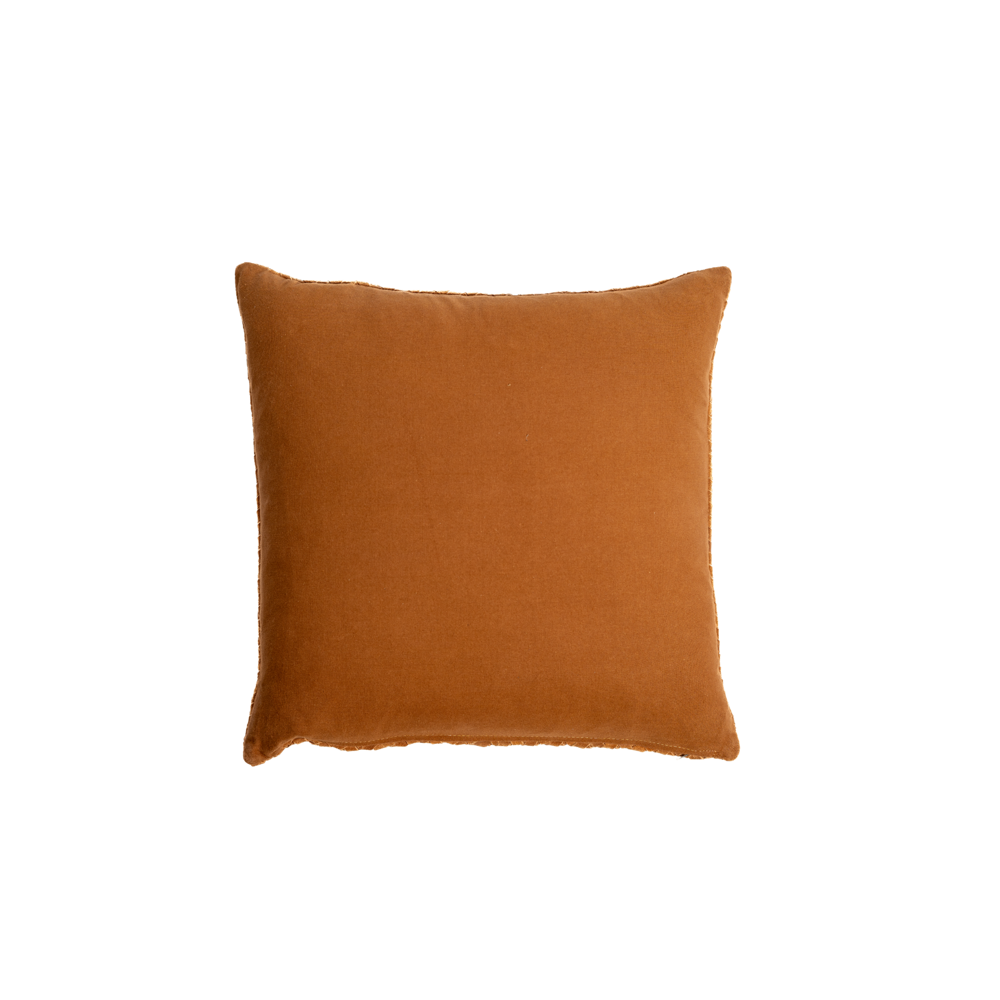 Pillow Chevron Suede Cognac
