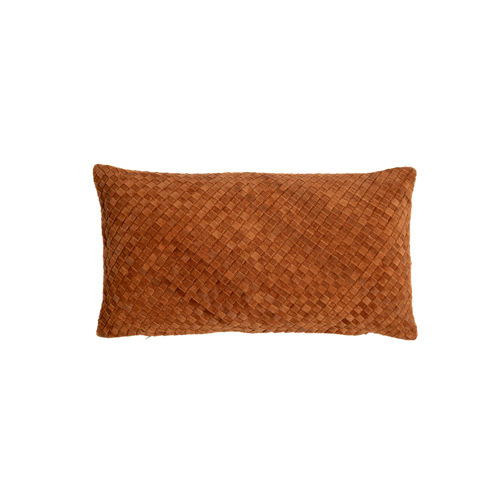 Pillow Lumbar Waffle Cognac