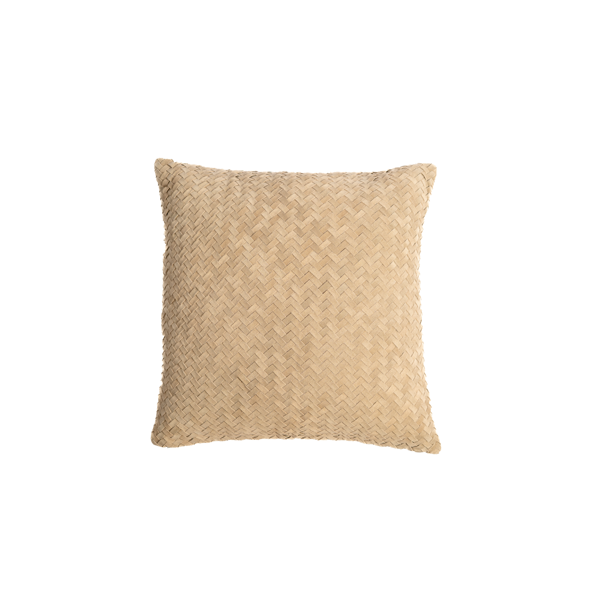Pillow Chevron Suede Taupe