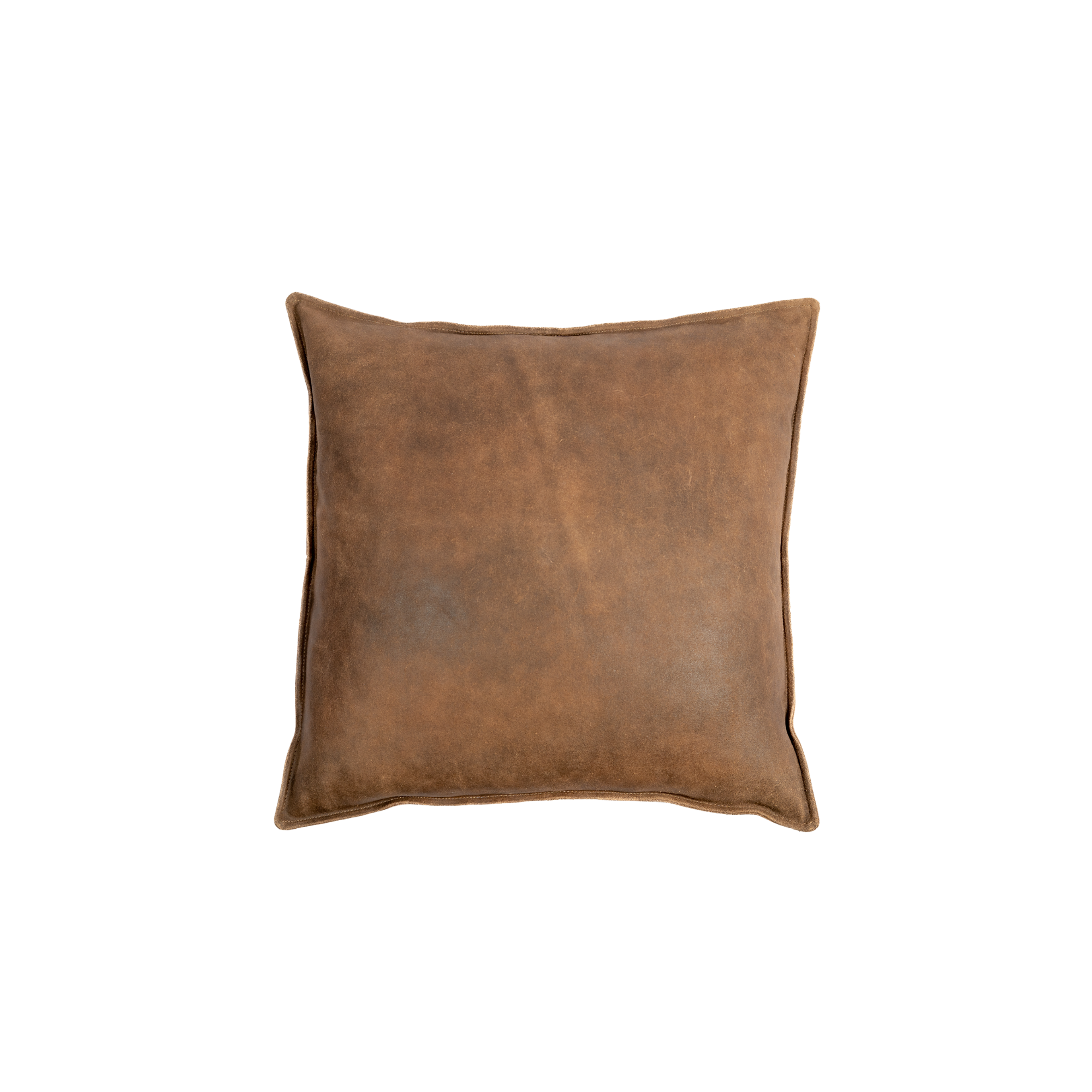 Pillow Solid Suede Vintage Leather