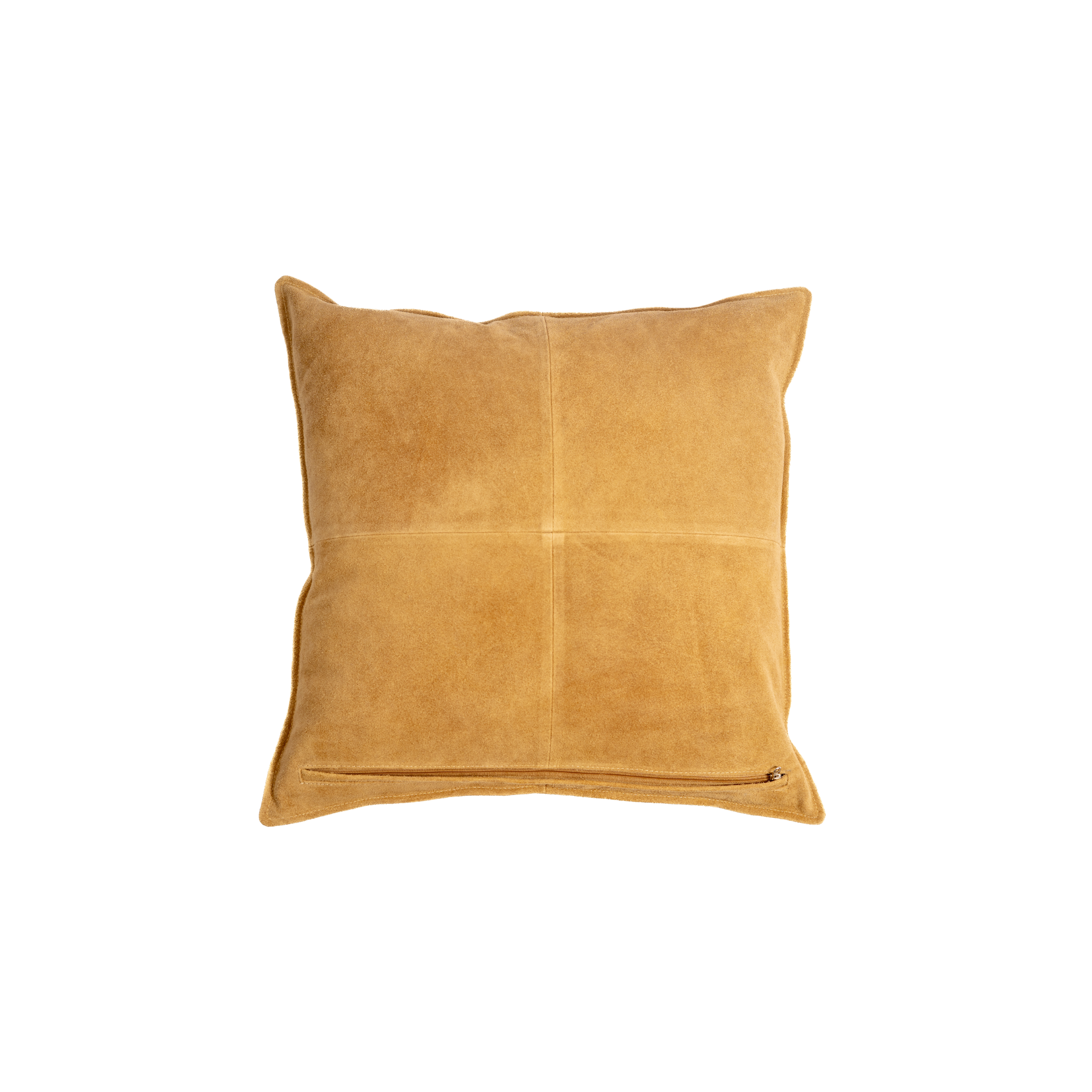 Pillow Solid Suede Camel