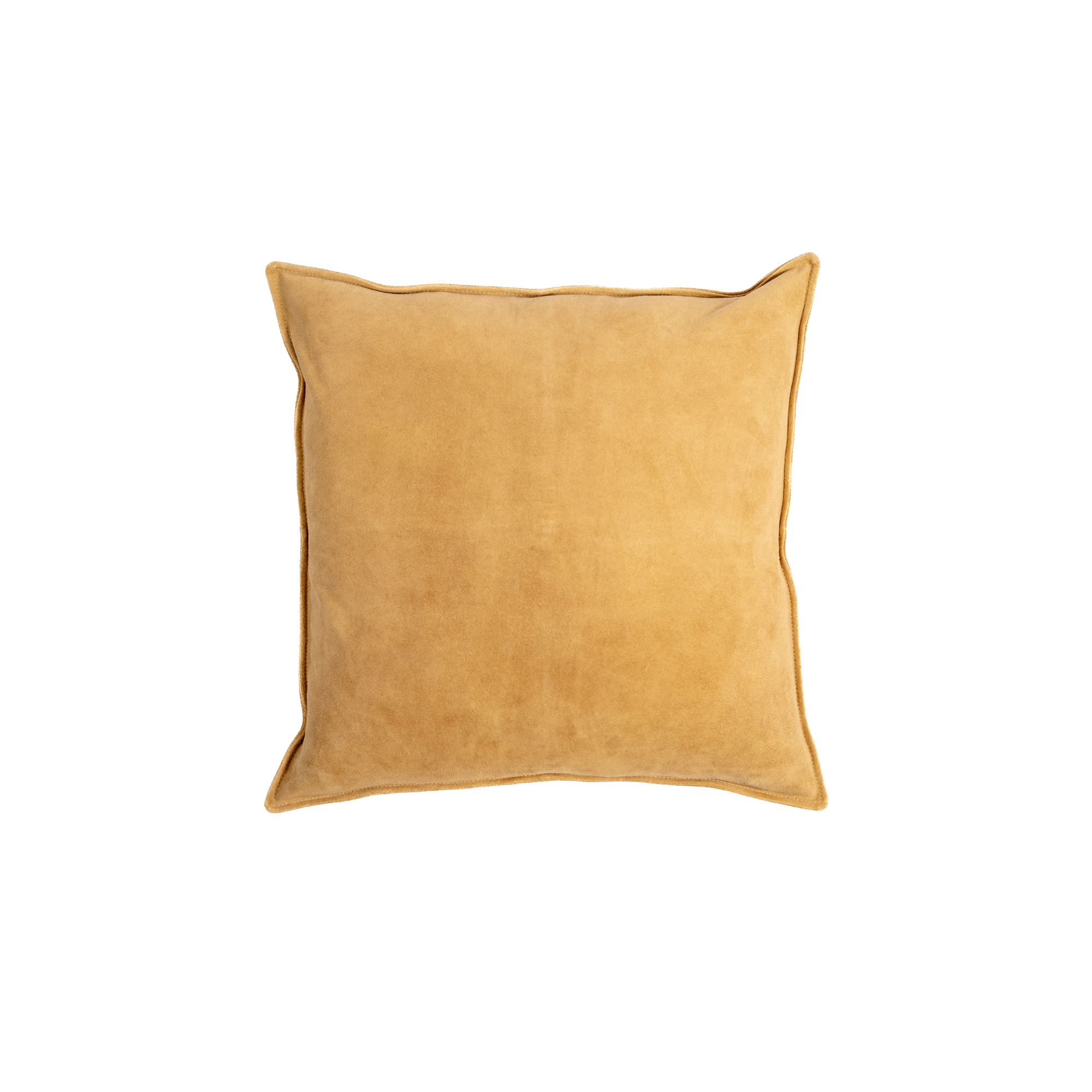 Pillow Solid Suede Camel