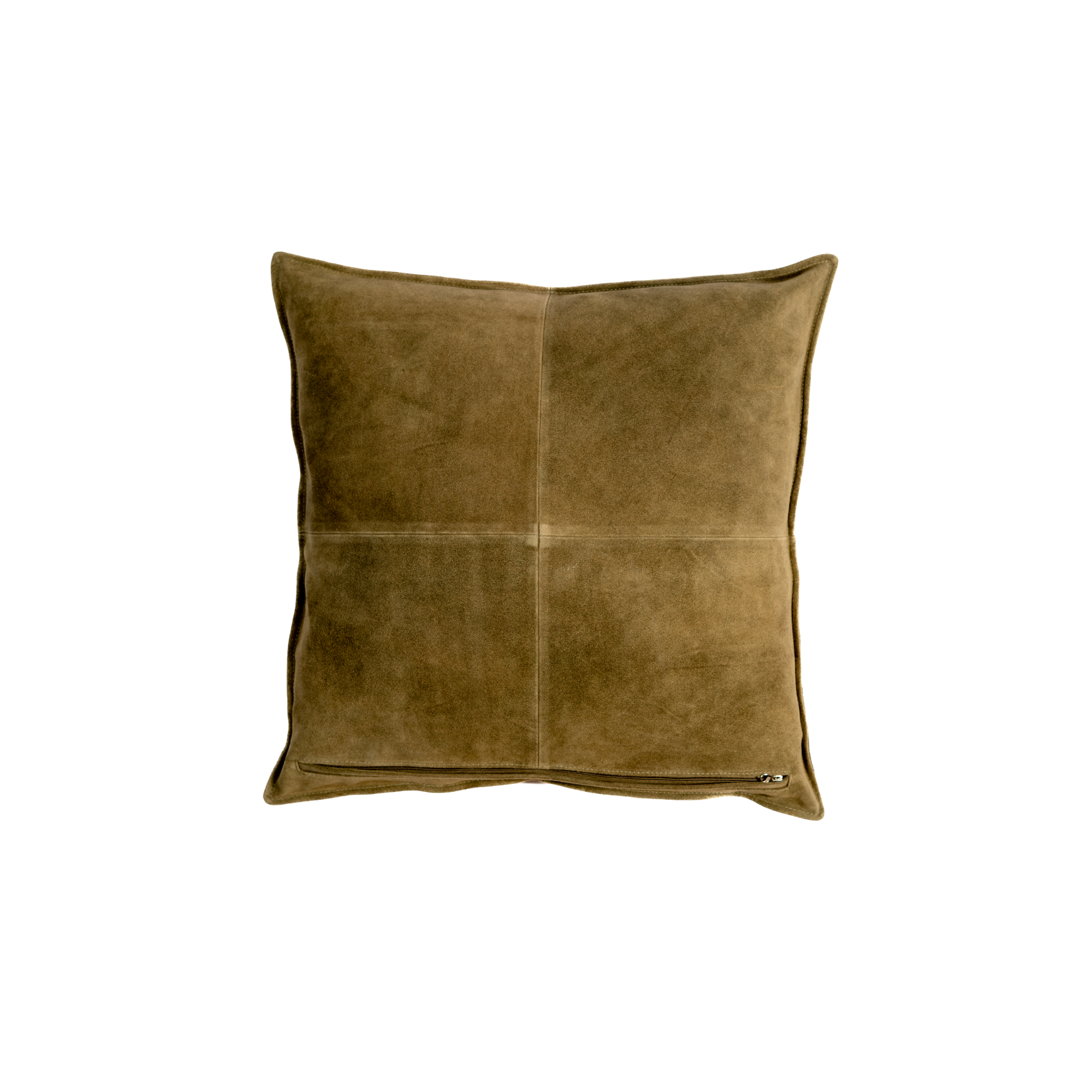Pillow Solid Suede Forest