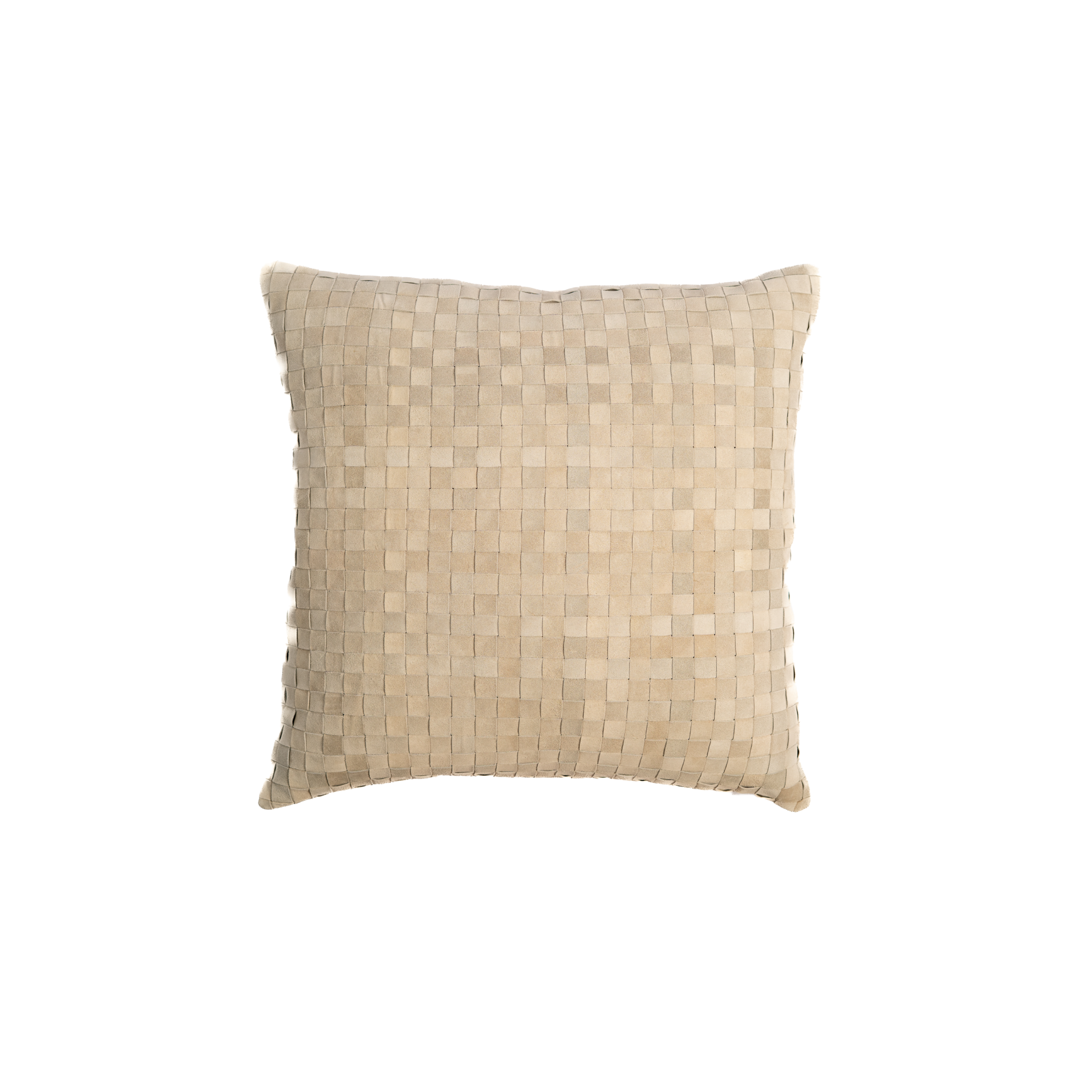 Pillow Square Suede Bone