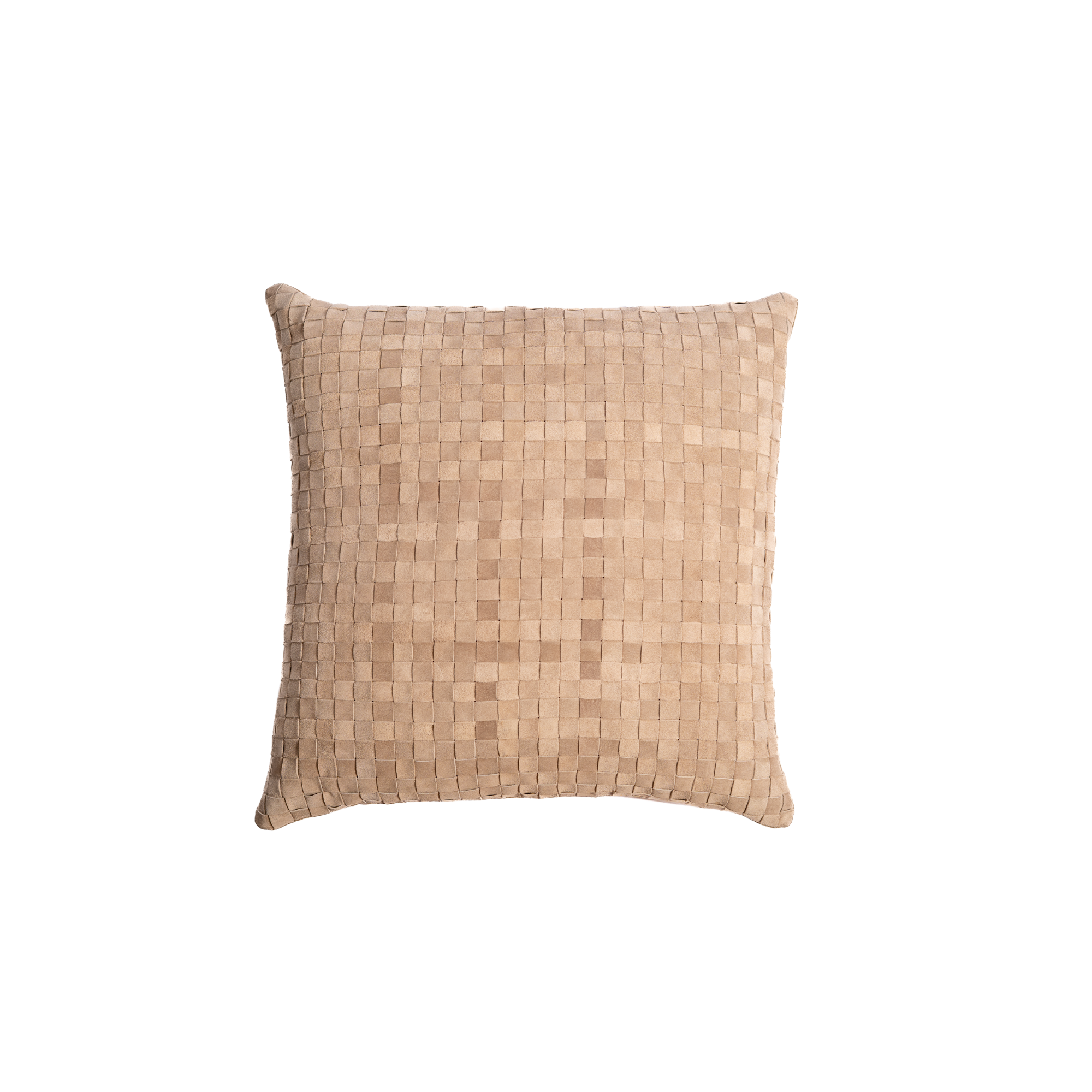 Pillow Square Suede Taupe
