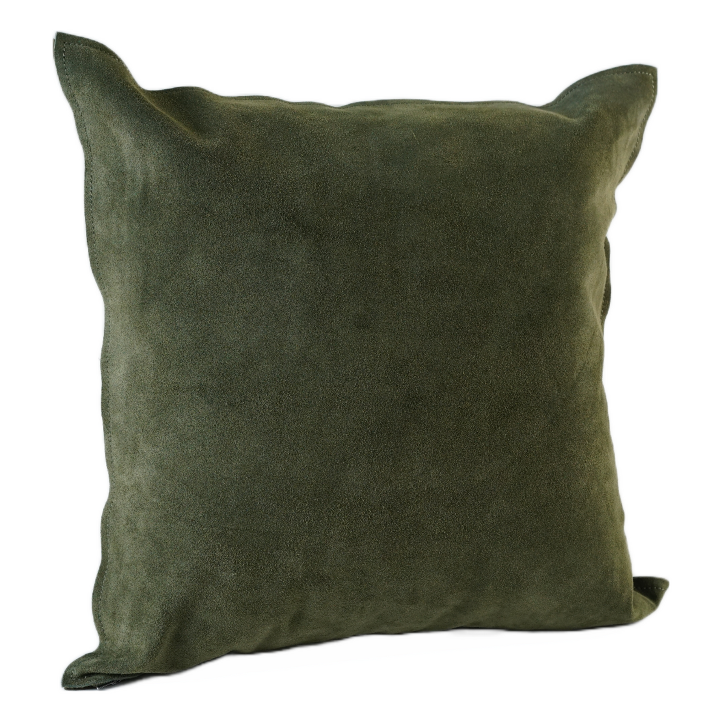 SOLID COLOR SUEDE PILLOW FOREST 20" X 20" *Cover Only*