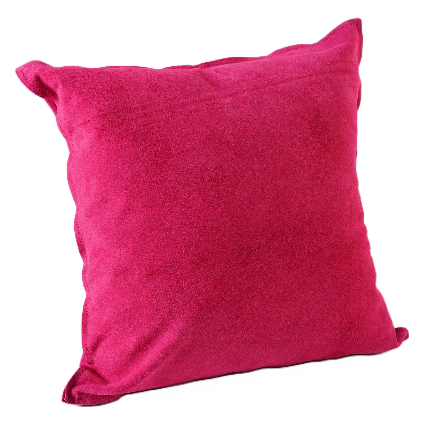 SOLID COLOR SUEDE PILLOW PINK 20" X 20" *Cover Only*