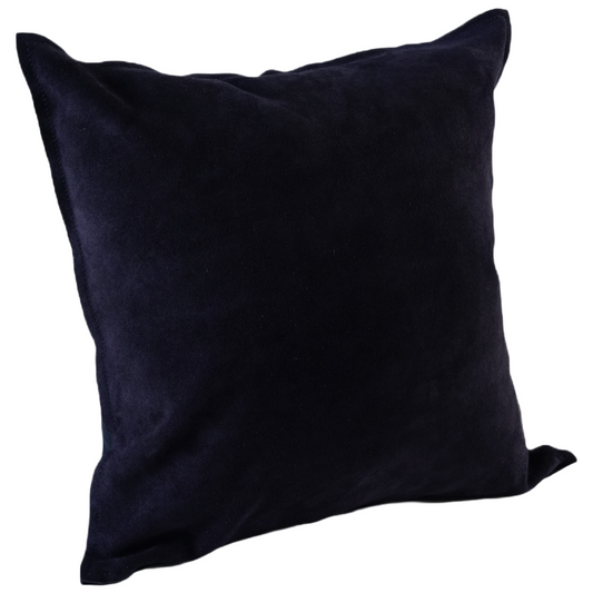 SOLID COLOR SUEDE PILLOW BLACK 20" X 20" *Cover Only*