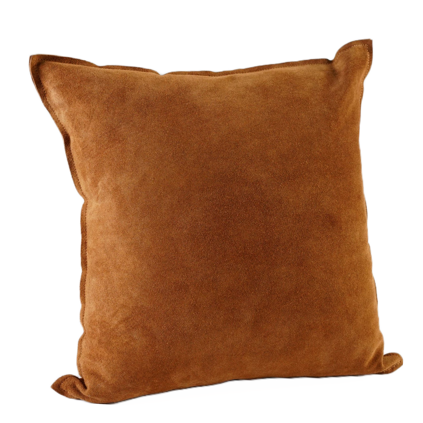 SOLID COLOR SUEDE PILLOW CINNAMON 20" X 20" *Cover Only*