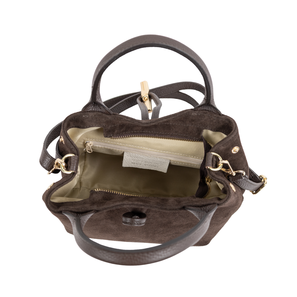 Arm Tote Lock Brown