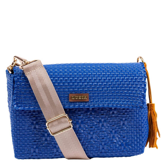 Crossbody Solid Multi-Diamond Blue