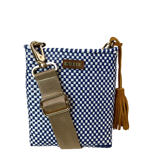 Traveler Checkers Blue White