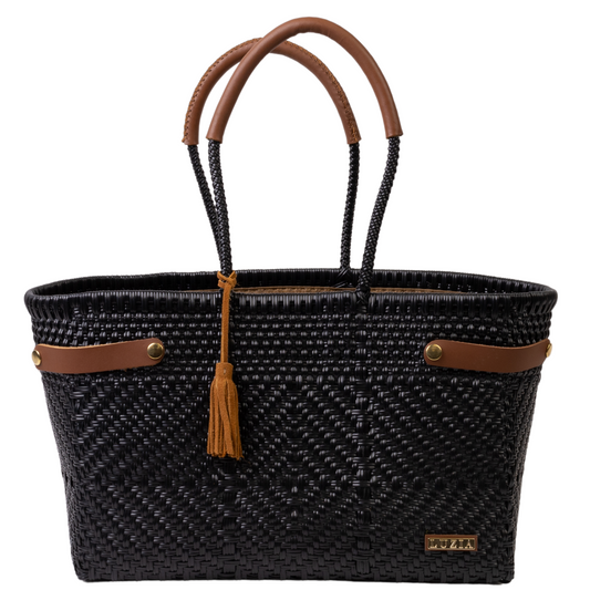 Open Basket Jumbo Diamond Solid Black