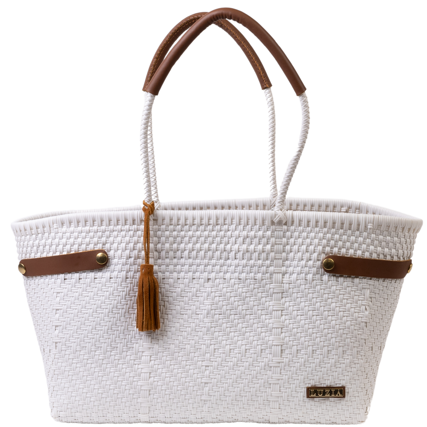 Open Basket Jumbo Diamond Solid White