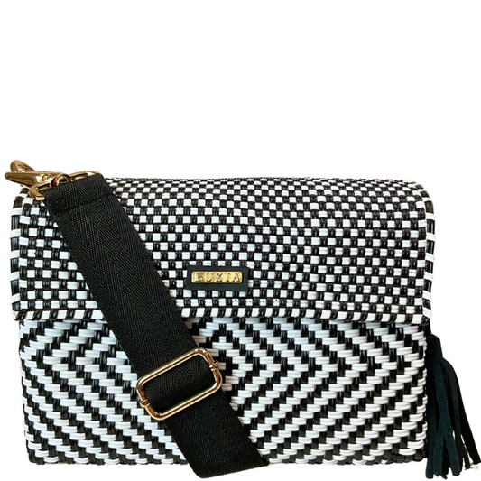 Crossbody Diamond Black White