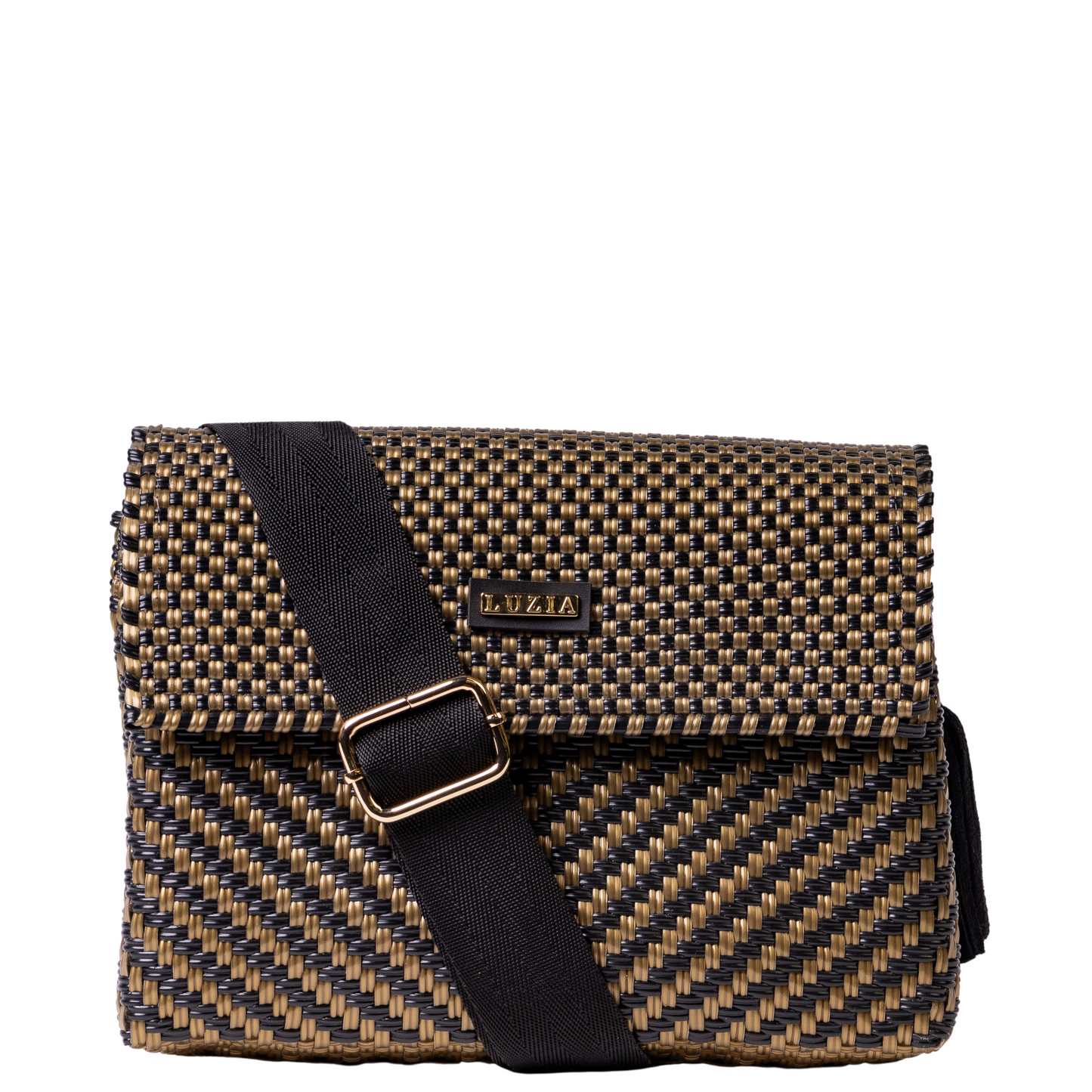 Crossbody Arrow Black Gold