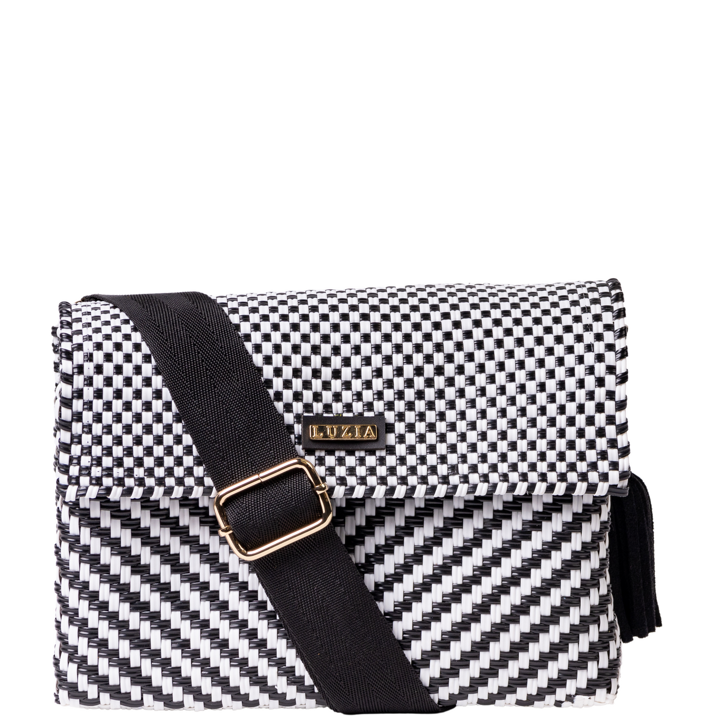 Crossbody Arrow Black White