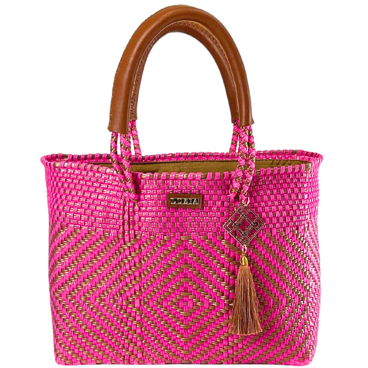 Arm Tote Diamond Pink Gold